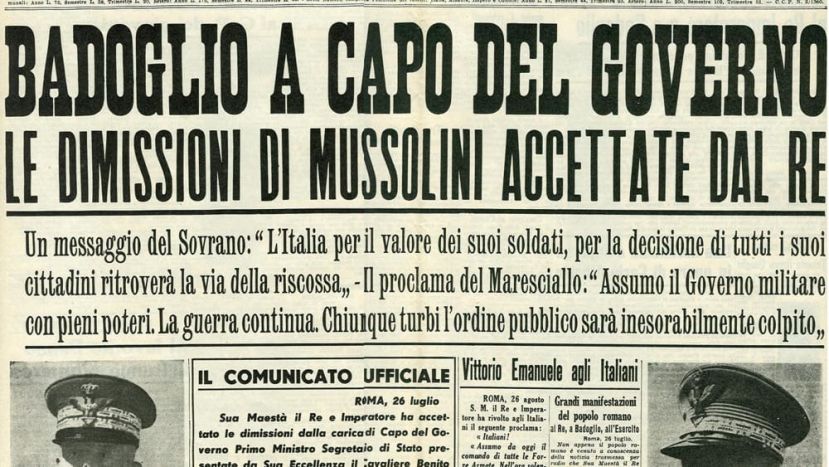 Mussolini: il 25 luglio il suo arresto fu concordato con il re?