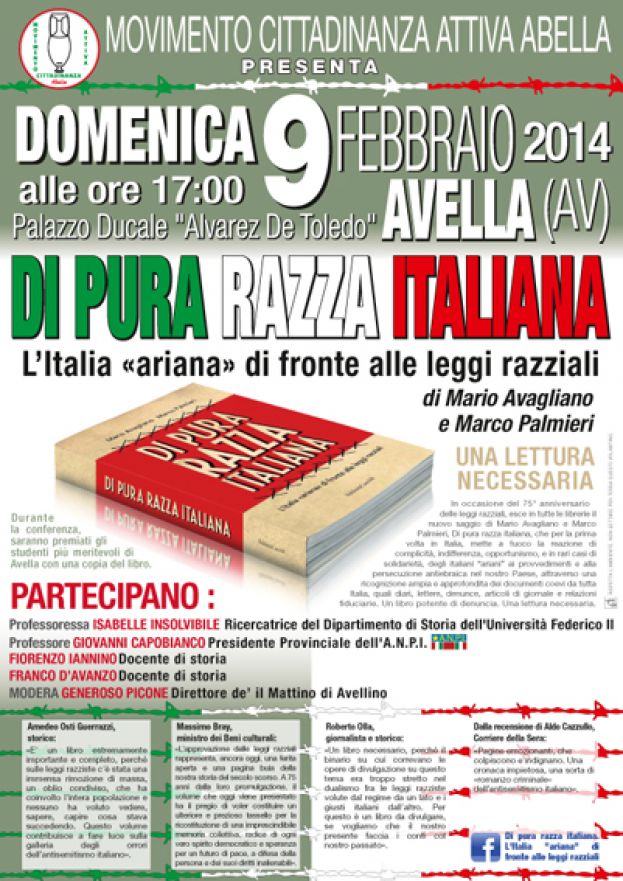 Presentazione del libro “Di pura razza italiana” - Avella 9 febbraio 2014