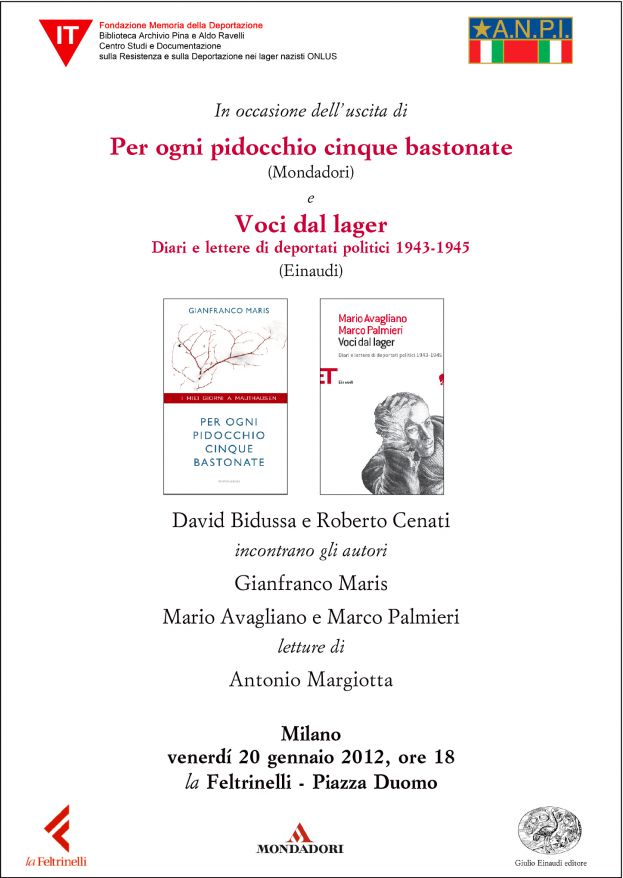 Presentazione del libro &quot;Voci dal lager&quot; - Milano 27 gennaio 2012