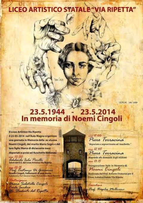 Storie – Noemi Cingoli, dal liceo artistico “Via di Ripetta” ad Auschwitz