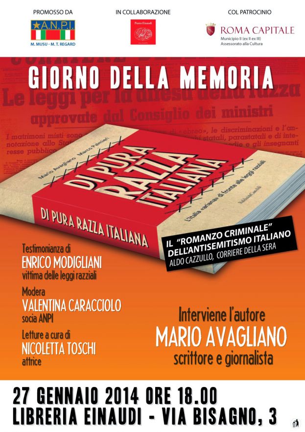 Presentazione del libro “Di pura razza italiana” - Roma 27 gennaio 2014