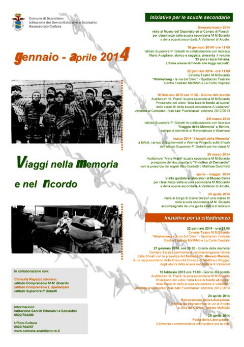 Presentazione del libro “Di pura razza italiana” – Scandiano, 18 gennaio 2014